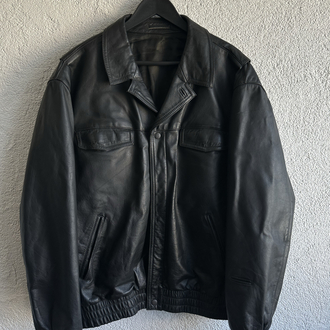 Vintage Bomber Deri Ceket