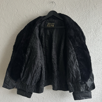 Vintage Bomber Deri Ceket