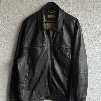 Vintage Camel Deri Ceket