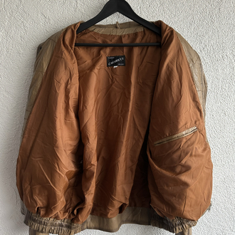 Vintage Bomber Deri Ceket