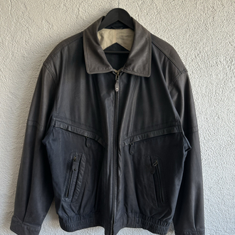 Vintage Bomber Deri Ceket