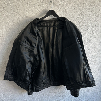 Vintage Bomber Deri Ceket