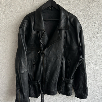 Vintage Biker Deri Ceket
