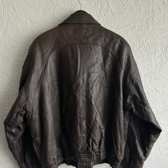Vintage Bomber Deri Ceket