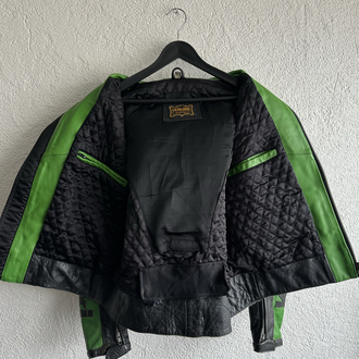 Vintage Kawasaki Deri Ceket