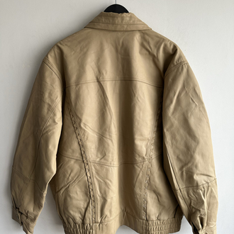 Vintage Bomber Deri Ceket