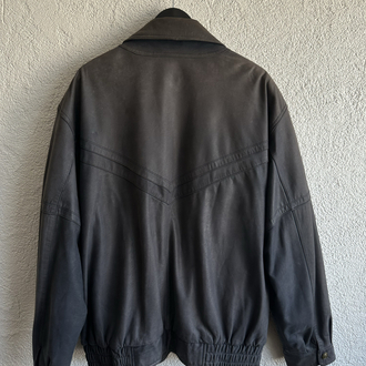 Vintage Bomber Deri Ceket