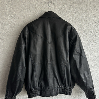 Vintage Bomber Deri Ceket