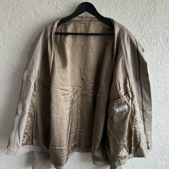 Vintage Bomber Deri Ceket