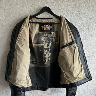 Vintage Harley Davidson Deri Ceket