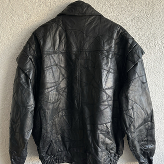 Vintage Bomber Deri Ceket