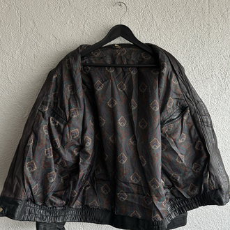 Vintage Bomber Deri Ceket