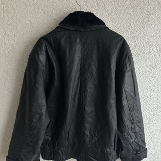 Vintage Bomber Deri Ceket
