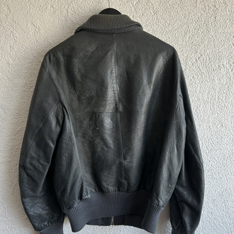 Vintage Bomber Deri Ceket