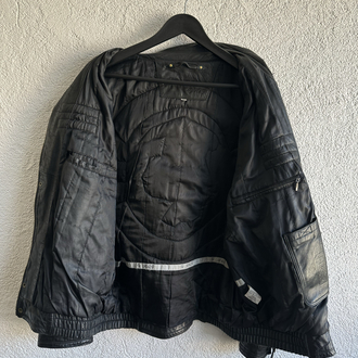 Vintage SOA Bomber Deri Ceket