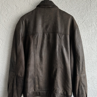 Vintage Bomber Deri Ceket