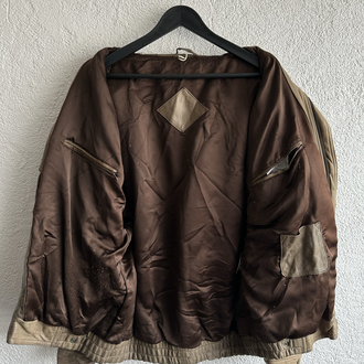Vintage Bomber Deri Ceket