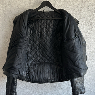 Vintage Biker Deri Ceket