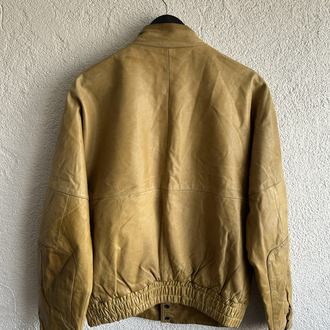 Vintage Bomber Deri Ceket