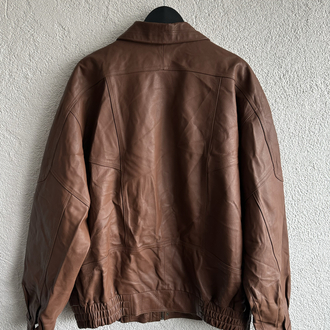 Vintage Bomber Deri Ceket