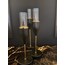 metal siyah şamdan
