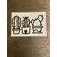 Kaktüs duvar sticker