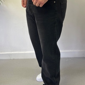Premium Yıkamalı Baggy Jean - Antrasit