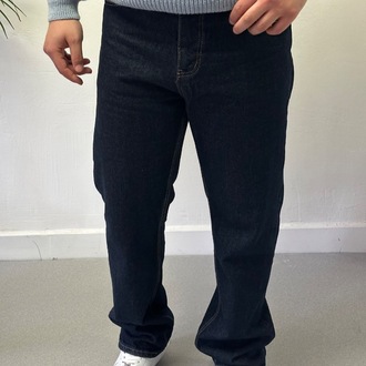 Premium Lüks Segment Baggy Jean - Lacivert