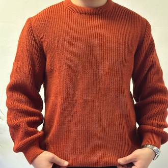 Oversize Bisiklet Yaka Triko Kazak