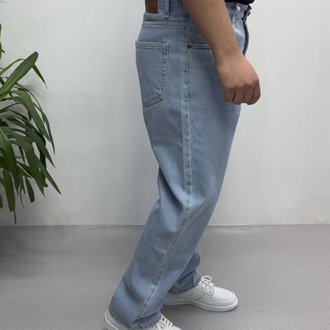 Buz Mavi Baggy Jeans