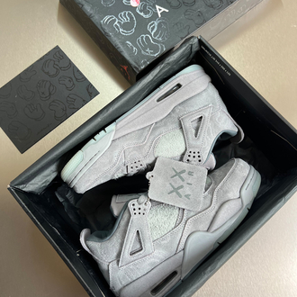 KAWS x Air Jordan 4 Retro Cool Grey (FULL BOX) Premium 