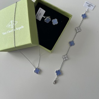 Van Cleef & Arpels Bileklik Kolye Küpe Seti