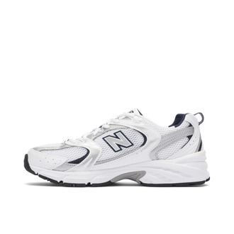 New Balance 530 White Silver Navy