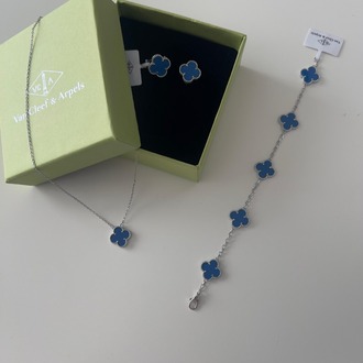 Van Cleef & Arpels Bileklik Kolye Küpe Seti
