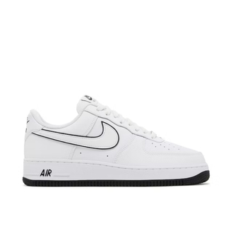 Nike Air Force 1 Low 07 White Black Outline Swoosh