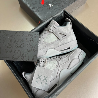 KAWS x Air Jordan 4 Retro Cool Grey (FULL BOX) Premium 
