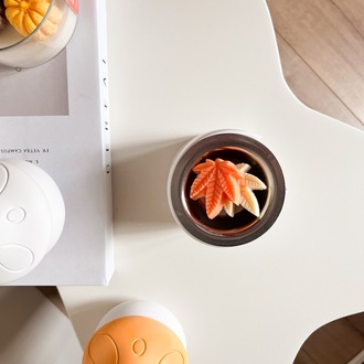 Beyaz Aromaterapi Buhurdanlığı – Eritmelik & Tealight Mum Seti Dahil