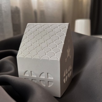 Dekoratif Ev Figürlü Tealight Mumluk