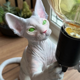 Sfenks Kedi Masa Lambası