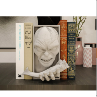 Yüzüklerin Efendisi Gollum 3D Baskı Büst - Özel Tasarım Orta Dünya Kitaplık Aksesuarı