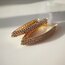 Zirkon Kaplama Gold Küpe