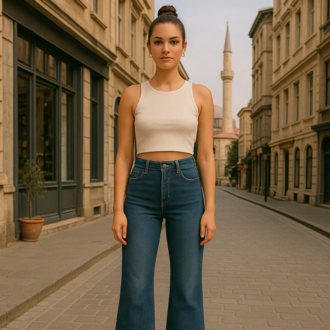 Flower Flare Vintage Jean