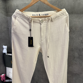 RL 2026 Premium Bej Keten Pantolon
