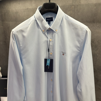 Gant Premium Oxford Slim fit Classic Gömlek Buz Mavi