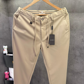 Emporio Armani Premium Bej Kumaş Pantolon
