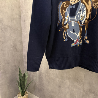RL 2027 Logo Printed Premium Lacivert Kazak