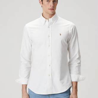 RL Premium Classic Regular fit Beyaz Gömlek