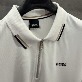 Boss 2026 Premium Polo Yaka Beyaz