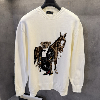 RL 2027 Logo Printed Premium Lacivert Kazak