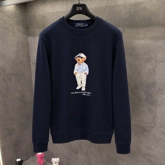 RL Premium Crew Yaka Ayıcık Laci Sweatshirt
